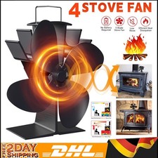 Kaminofen Ventilator Stromloser Stove Fan Ofenventilator Gebläse Lüfter Stumm
