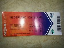 Sammler Used Ticket Länderspiel Niederlande vs Deutschland UEFA Nations League