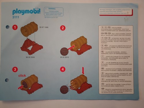 Playmobil bauanleitung 3111 - playmobil,