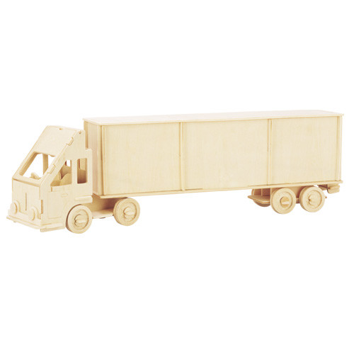 Lkw holzbausatz - lkw, 3d