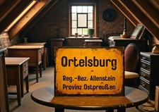 Ortsschild Ortelsburg in