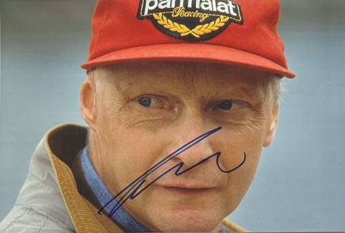 Niki lauda signiert formel - niki, 1