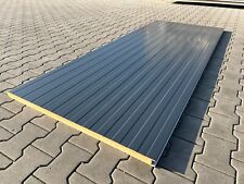 (23,75€/m²) Wandplatten Sandwichplatten Isoplatten 40mm Kern in Anthrazit