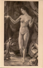 Erotik-AK MÜNCHEN Haus der Deutschen Kunst, H. Bengen "Badende" Frau, nackt 30er