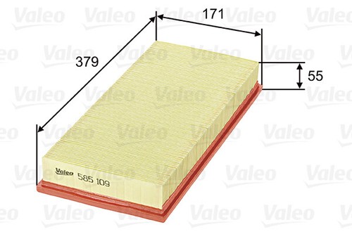 585109 valeo luftfilter für - 585109,