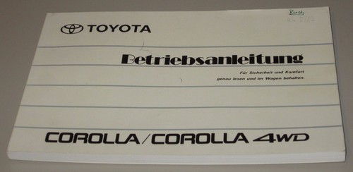 Betriebsanleitung toyota - betriebsanleitung,