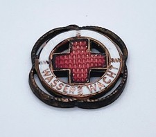Plakette Mini Wasserwacht Kreuz Symbol Rettung Abzeichen Logo alt Sammler 