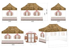 Zelt, Verkaufszelt, Einzelstück 