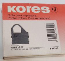 1x KORES NYLON Farbband GR. 692 Schwarz Black für STAR LC 9, 10, 20, 100, NX1000