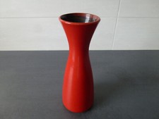 Vintage Vase rot Germany 102 /20 Keramik Blumenvase Blumen 70 Jahre