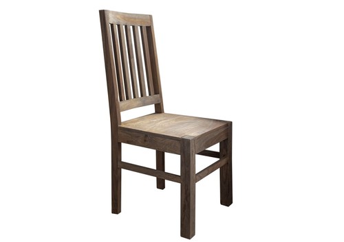 Stuhl sheesham 45x45x100 - 45x45x100, grau