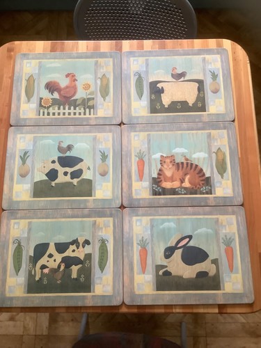 Vintage pimpernel tischsets - vintage,