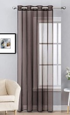 2-teiliger Ösen-Tüllvorhang Modern ve Zarif Perde Seti 240 x 140 cm