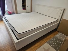 Kunstlederbett mit stauraum - mit,