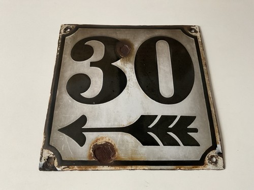 Vintage emailleschild - vintage,