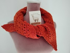 kleines Dreiecktuch Schal* Hand gestrickt.  *ALPAKAWOLLE * weich und leicht