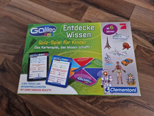 Clementoni Galileo Kids Entdecke Wissen Quiz 3.900 Fragen Spiel