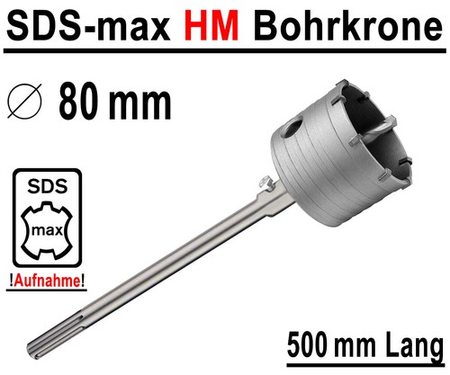 Sds max bohrkrone - hm, 80mm