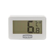 Xavax Kühlschrank Gefrierschrank Thermometer Digital Weiß magnetisch + Batterie