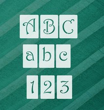 Alphabet Schrift-Schablonen
