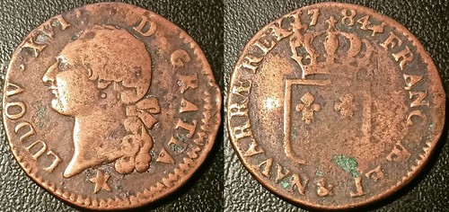 Louis xvi sol - aus, ecu