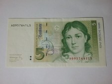 Deutsche Mark 5 DM Schein, 1