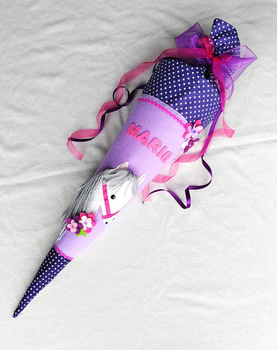 Schultüte zuckertüte stoff - zuckertüte,