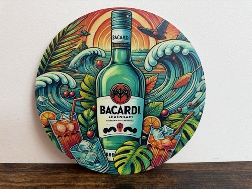 Bacardi blechschild 20cm rum - bacardi,