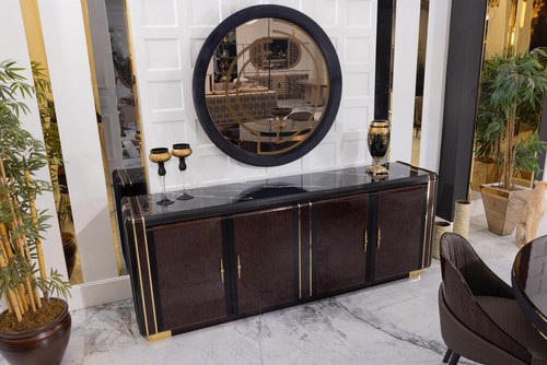 Elegantes braunes sideboard - braunes,