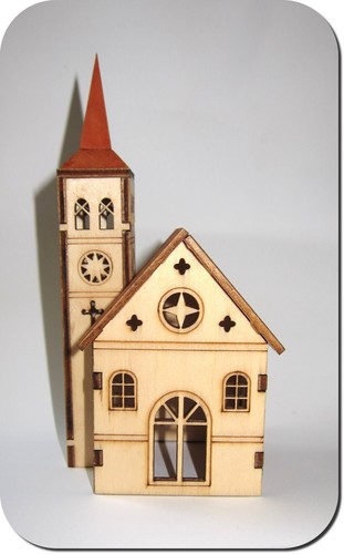 Miniatur haus spitzkirche - haus, "spitzkirche"