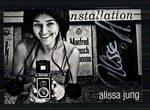 Alissa jung autogrammkarte - jung,