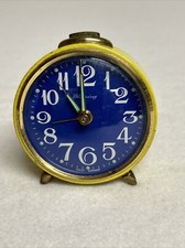 Blessing Wecker Tischuhr Alarm mechanisch Handaufzug, Vintage, Germany (W012)