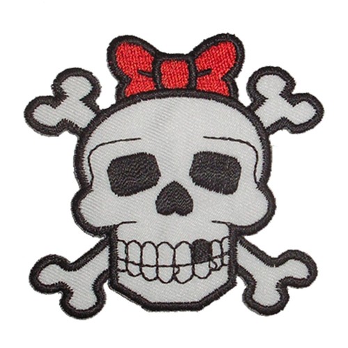 Aufnäher totenkopf mit - aufnäher,