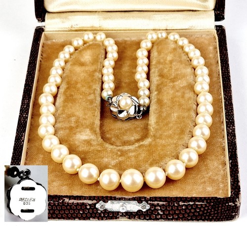 Elegante perlenkette kette - elegante, perlenkette/