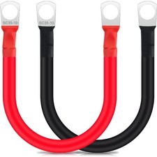 Batteriekabel 30cm Kupfer M10