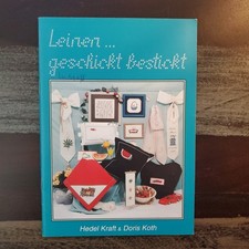 Leinen geschickt bestickt, Kreuzstich Stickmodelle, Sticken, 38 S., Zählmuster