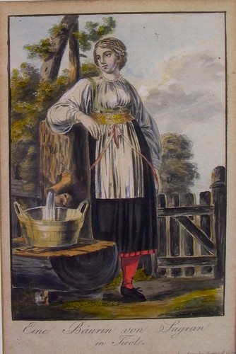 Biedermeier trachten - -,