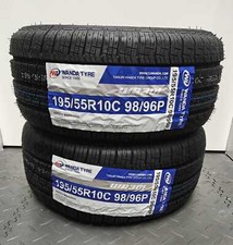 2x Wanda WR301 FRT 195/55R10 98/96P Anhänger Reifen Trailer Sommer DOT2025