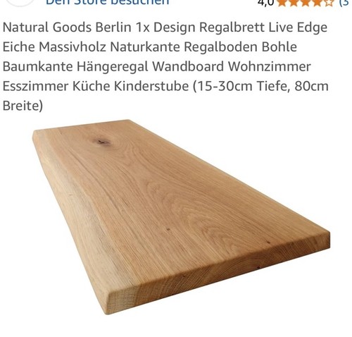 Eiche massivholz regalbrett - eiche,