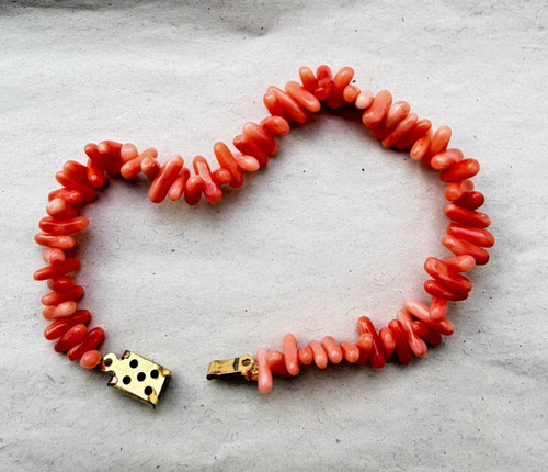 Altes astkorallenarmband - altes,