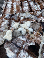 Reste Echte Pelz Nerz Lamm mink Fuchs Basteln Reststoffe Natur