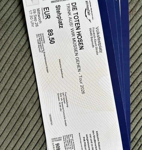Die toten hosen tickets - hosen, 4