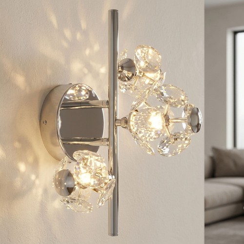 Led wandlampe kristalloptik - led,