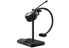 Yealink WH62 Schwarz monaural DECT Headset MS Teams mit Basisstation Micro-USB