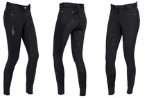 Covalliero Damen Softshell warme Reithose Morzine schwarz 42 44 gefüttert M31