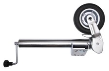 Anhänger Stützrad Automatik 60 mm klappbar Stahlfelge Stützlast 400 kg
