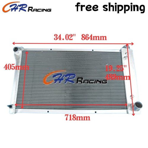 Row aluminum radiator for - 3,