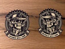 2x SKULL Protected Aufkleber