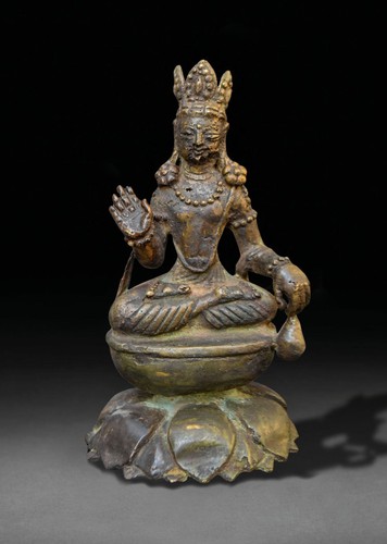 Indische bronze sitzende - indische,