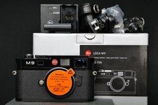 LEICA M9 black paint #10704 Sensor neu ca. 25700 Ausl. - ROTER PUNKT KAMERA An+V